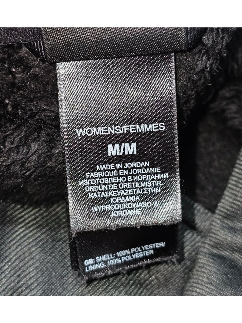 The North Face Women's Black Osito 2 Fleece Jacket Logo Size Medium 2881 - Picture 7 of 13